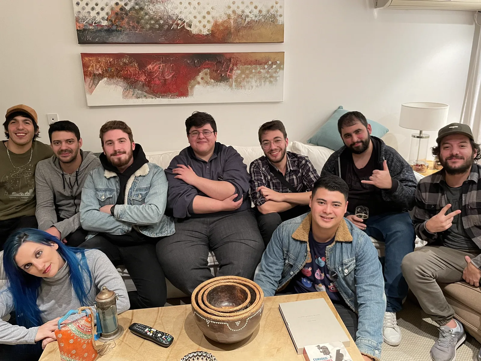 Los primeros miembros de AxiePlus reunidos